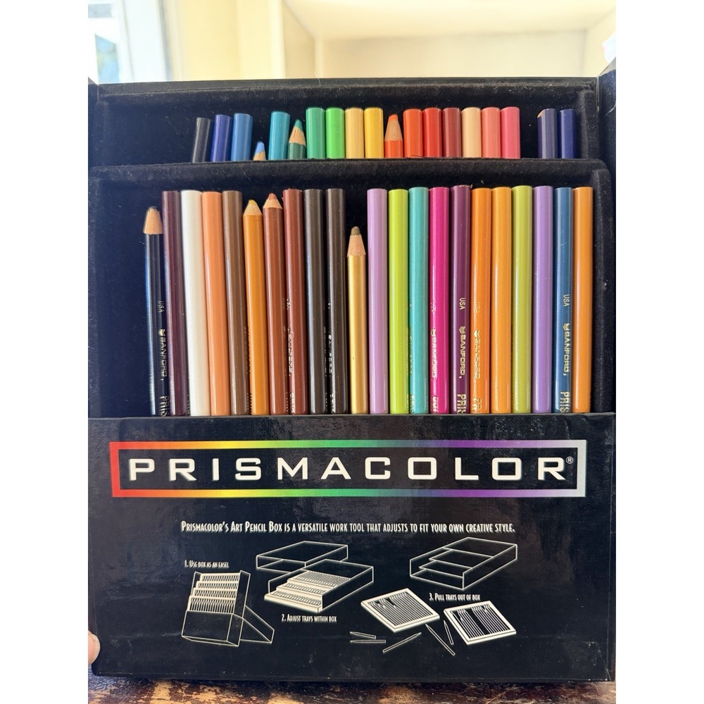 Vtg. Sanford Prismacolor Professional Art 42/48 Soft Lead Colored Pencils 8 Used